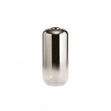METALOMBRE Smoked Clear Glass Cylinder Easy Fit Ceiling Shade