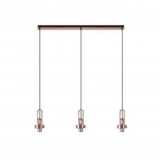 METALOMBRE Suspension Kit 3 Light in Copper and Matte Black