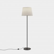 METRICA Floor lamp in Metallic Black with Round Base | Base Only