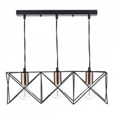 Pendant Light Geometric Mid Century Retro