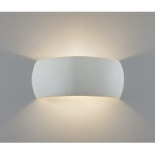 white ceramic wall washer light