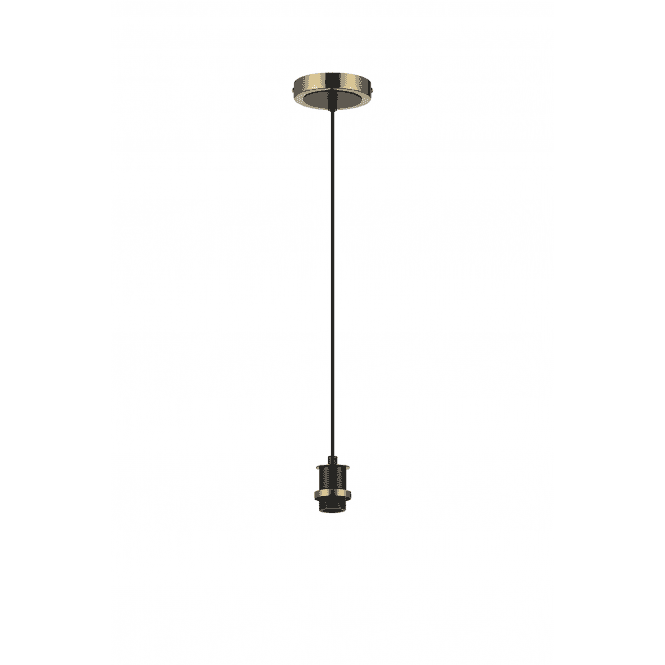 Mingle IP44 Bathroom Suspension Kit in Brass and Satin Black