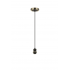IP44 btahroom suspension kit in brass and satin black