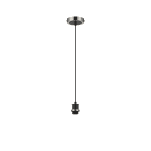 Mingle IP44 Bathroom Suspension Kit in Satin Nickel and Satin Black