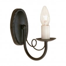 MINSTER Single Wall Light Black