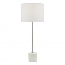 Table lamp | white marbled stone