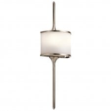 MONA modern bathroom wall light in classic pewter (small)
