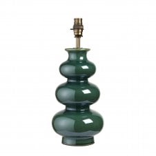 green gloss ceramic table lamp