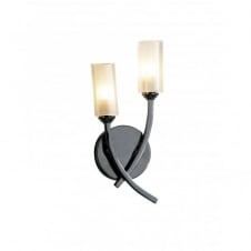black chrome double wall light