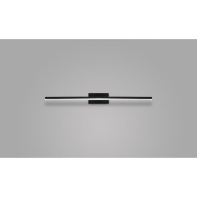 MORNE Bathroom Mirror Wall Light Black LED 12W