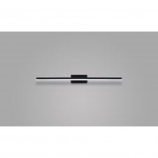 MORNE Bathroom Mirror Wall Light Black LED 12W