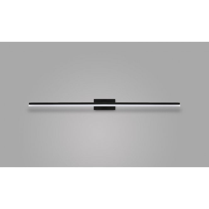 MORNE Bathroom Mirror Wall Light Black LED 16W