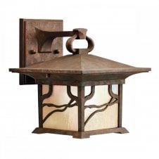 MORRIS Wall Lantern in Distressed Copper | Exterior light IP44