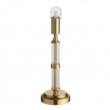 aged brass rechargeable table lamp