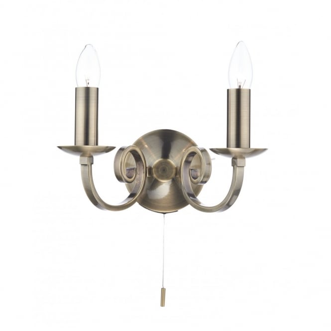 MURRAY brass double wall light