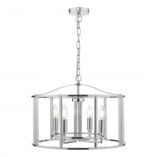 MYKA 4 Light Ceiling Pendant in Polished Chrome