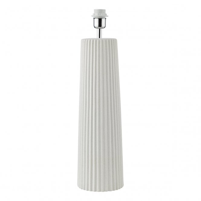 Myla White Ceramic Table Lamp (Base Only)