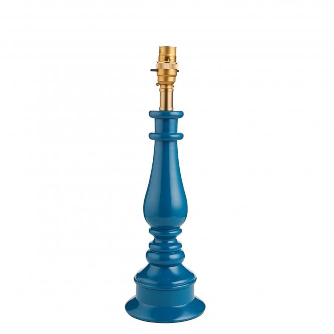 Myrtle Table Lamp in Marlin Blue (Base Only)