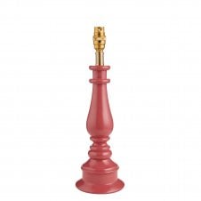 pink spindle table lamp base