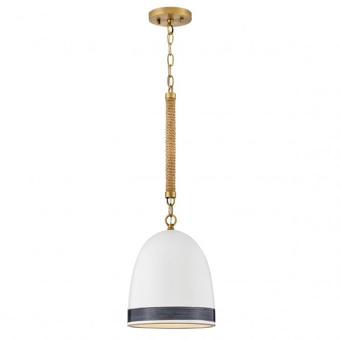 Nash Ceiling Pendant in Heritage Brass