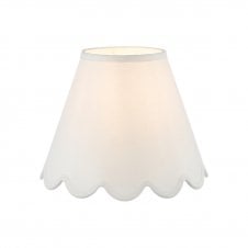ivory lined tapered lamp shade