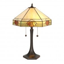 NEVADA Tiffany table lamp, large, Art Deco style