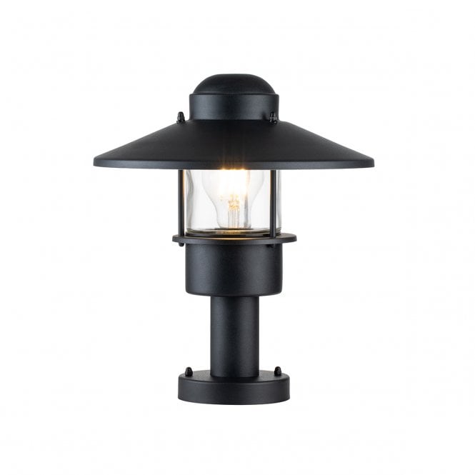  KLAMPENBORG Pedestal 304 Stainless Steel And Clear Glass