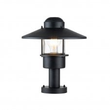 KLAMPENBORG Pedestal 304 Stainless Steel And Clear Glass