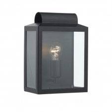 NOTARY black traditional IP44 wall light