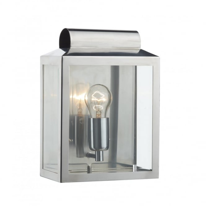 NOTARY stainless steel traditional IP44 wall light