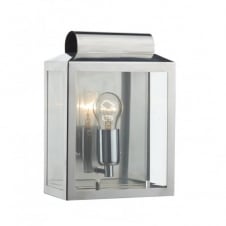 NOTARY stainless steel traditional IP44 wall light