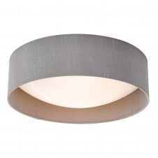 Grey Flush Ceiling Light
