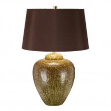 Brown Textured Table Lamp