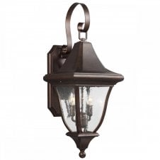 OAKMONT medium traditional outdoor wall lantern in patina bronze