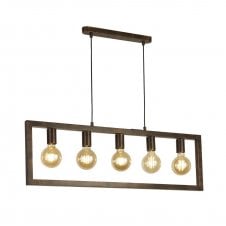 OBLONG Rustic Ceiling Pendant Bar
