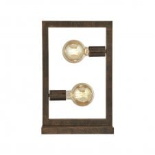 OBLONG Rustic Table Lamp