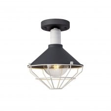 OCTOCAGE Porch Outdoor Light IP65 , Antracite and Matt White.