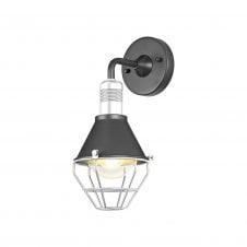 OCTOCAGE Wall Lamp IP65 Outdoor Safe, Anthracite Matt White,
