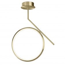 OLYMPIA LED Ceiling Light Ring Satin Gold