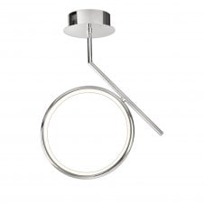 OLYMPIA LED Ceiling Light Small Ring Polished Chrome