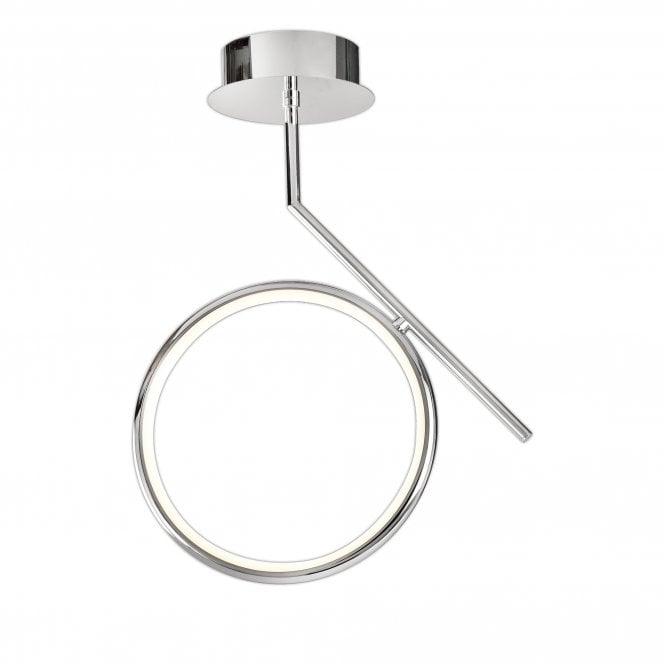 OLYMPIA LED Ceiling Light Small Ring Polished Chrome