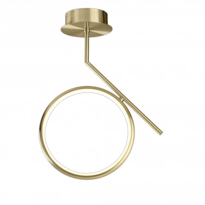 OLYMPIA LED Ceiling Light Small Ring Satin Gold