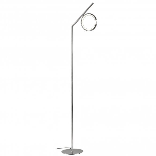 OLYMPIA LED Floor Lamp Ring Polished Chrome