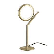 OLYMPIA LED Table Lamp Ring Satin Gold