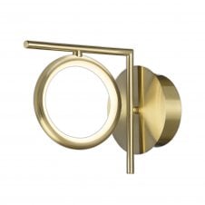 OLYMPIA LED Wall Light Ring Satin Gold
