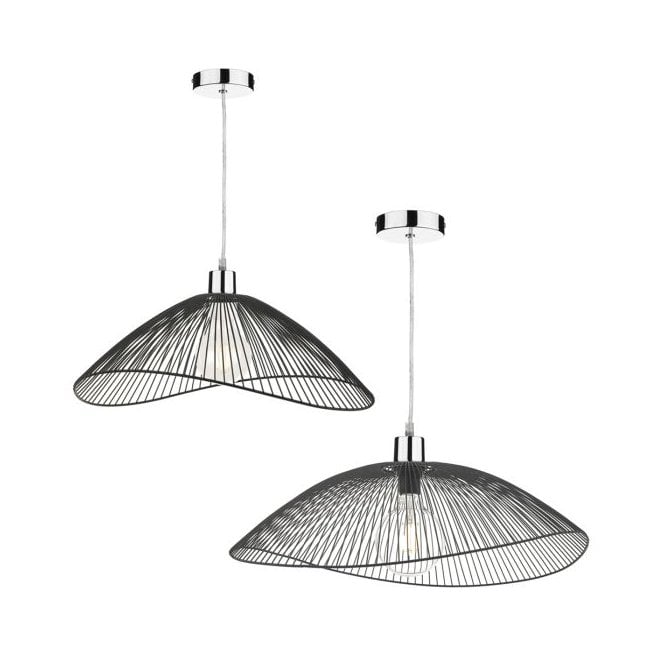 Onza Easy Fit Ceiling Shade Matte Black - Twin Pack