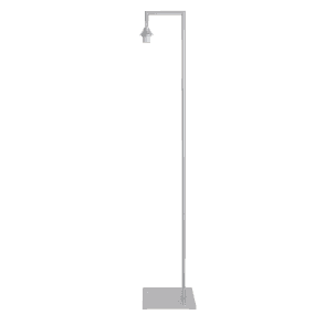 OPT Right Angled Floor Lamp Silver