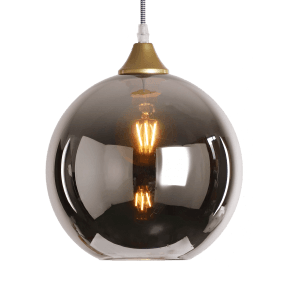 OPT Shade Silver Globe GLASS ONLY