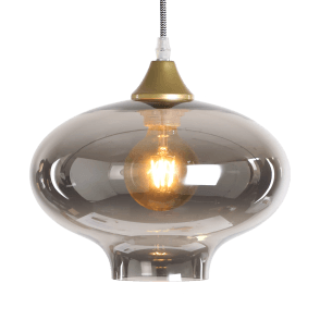 OPT Shade Smoke Mushroom Globe GLASS ONLY