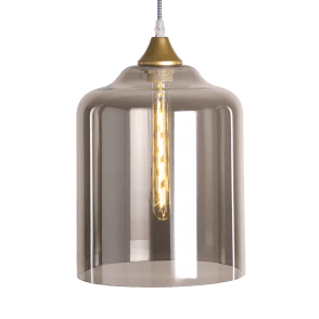 OPT Shade Smoke Wide Cylinder GLASS ONLY